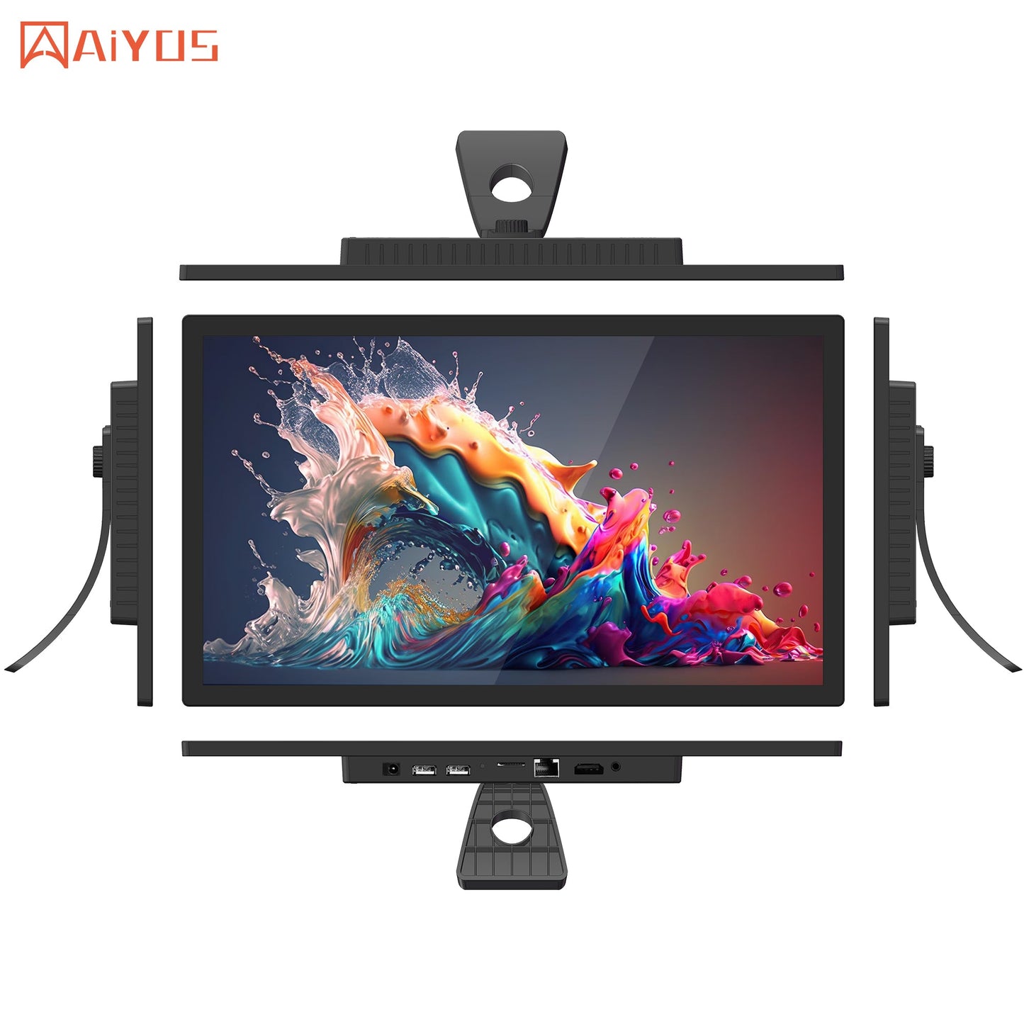 15.6 Inch New Design Ultra Thin Capacitive Touch Screen Desktop Android Tablet PC POE Digital Signage And Display