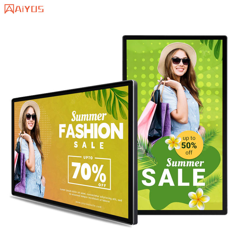 32 Inches Indoor android display screen affiliate program digital signage advertising screen for a wall