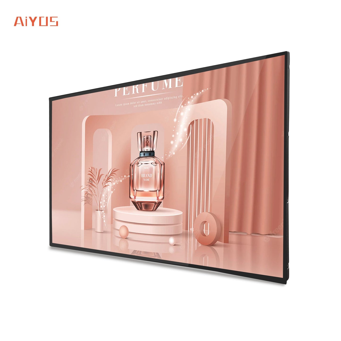 43 Inch Full HD 1080P Ultra Thin Monitor Board Wall Mount Digital Signage LCD Panel Display Menu Indoor Advertising Screen