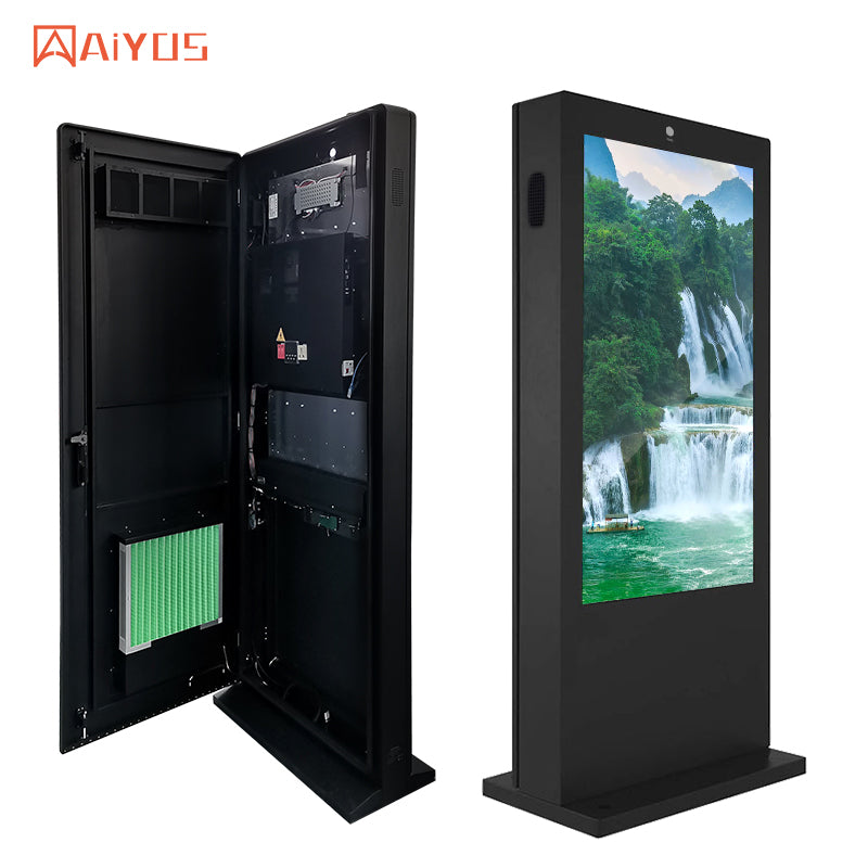 Android Lcd Floor Standing Kiosk Outdoor Capacitive Touch Screen Advertising Player Android Digital Signage Display
