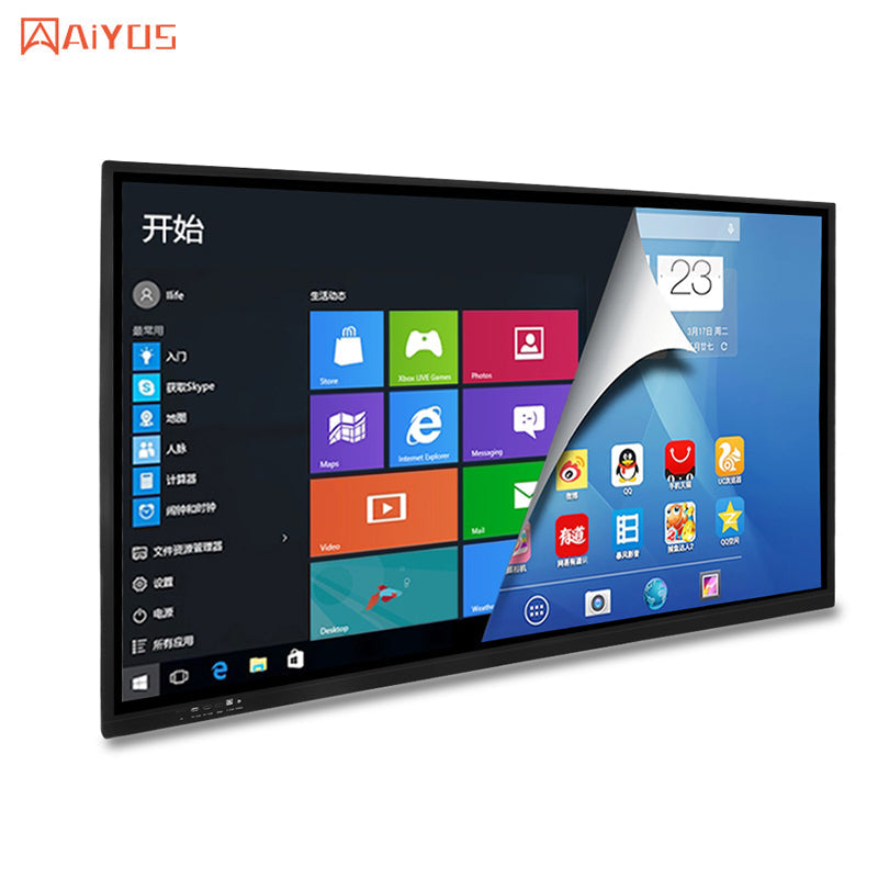 85 Inch Multi Touch All In One Smart Interactive Flat Panel Interactive White Board For Smart School And Conference