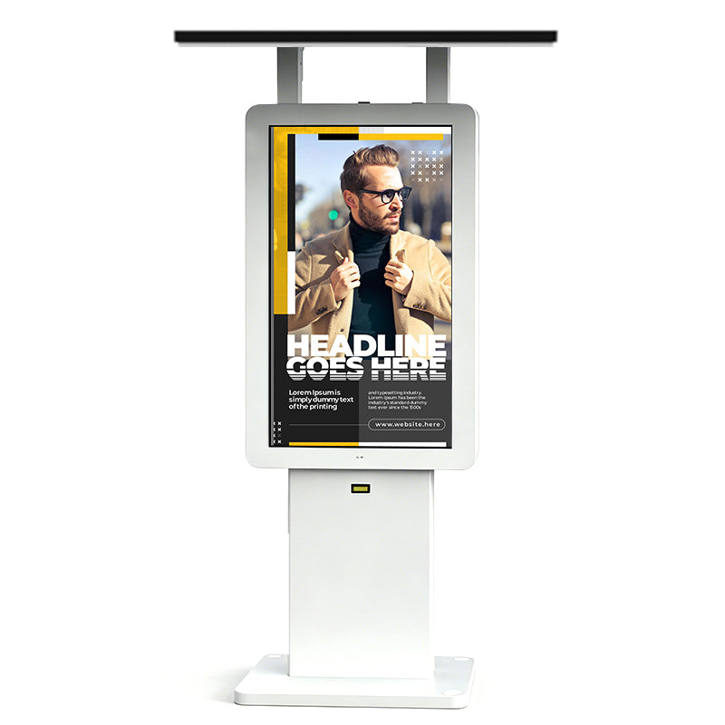 43 Inch Solar Advertising Kiosk Outdoor Battery Powered LCD Screen Off Grid Display