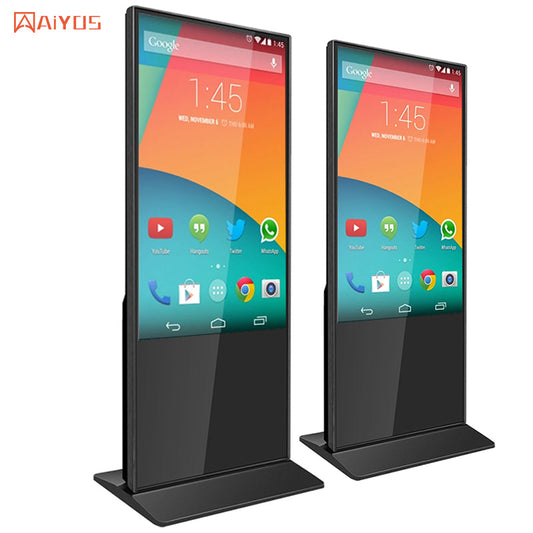 49 Inch Floor Stand Digital Signage And Displays Android WIFI IPS Touch Screen Kiosk Indoor FHD LCD Smart Advertising Display Players