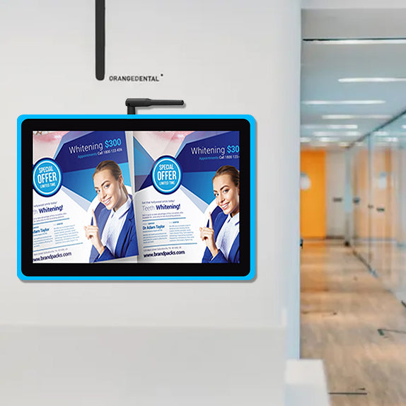 10.1 inch full HD digital signage and display wall mounted lcd commercial advertising display with led light
