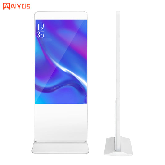 55 inch indoor ultra-narrow bezel digital signage kiosk android wifi lcd advertising players