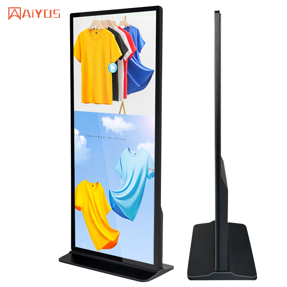 70 Inch Vertical Ad Equipment Full Screen Display for Indoor Advertising Digital Signage Video Player Large LCD Display Monitor