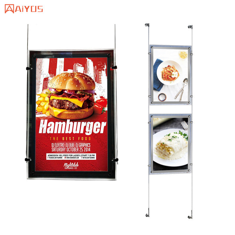 15.6 Inch Multi screen display Hanging Crystal Android Indoor wall mount lcd video advertising player Hanging Digital Signage